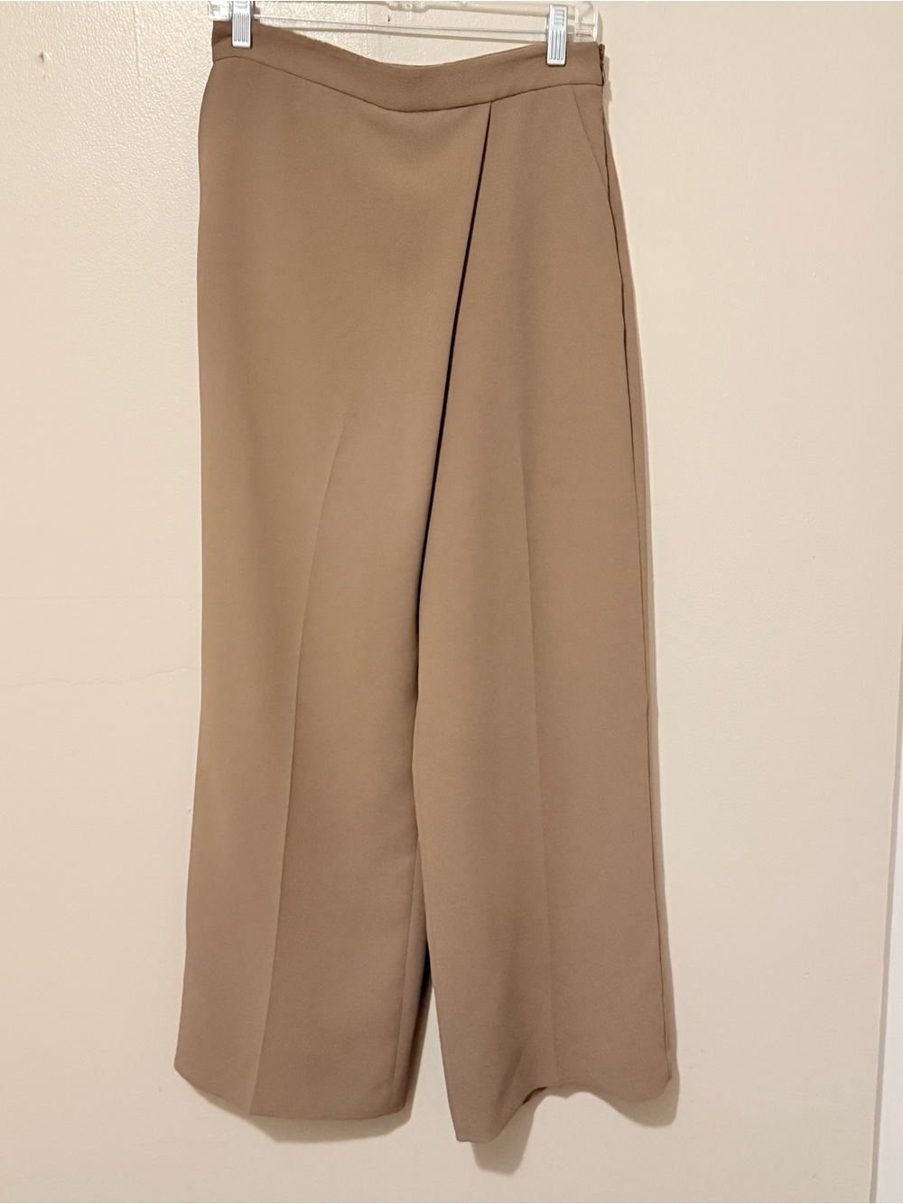 Wilfred Tan Wide-Leg Trousers